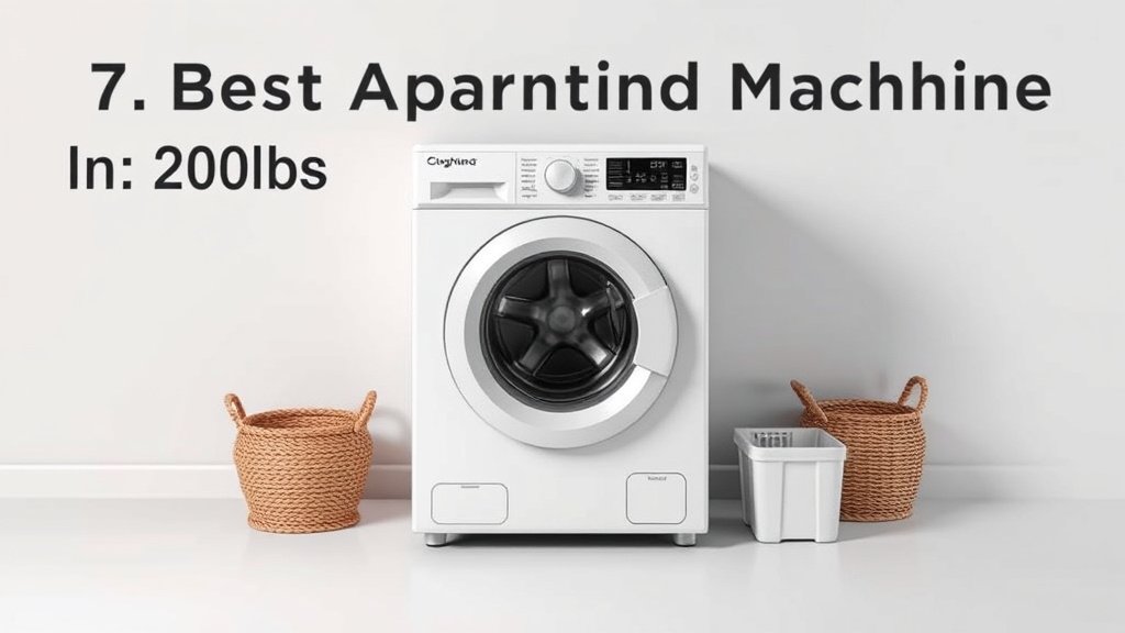 7 Best Apartment Washing Machine [In 2026]