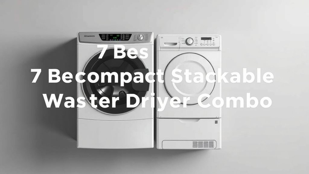 7 Best Compact Stackable Washer Dryer Combo [In 2026]