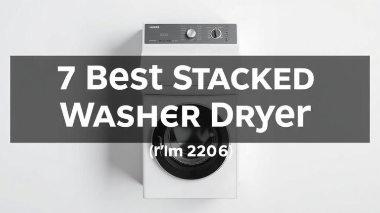 7 Best Small Stacked Washer Dryer [In 2026]