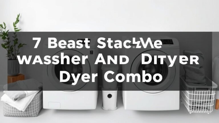 7 Best Stackable Washer And Dryer Combo [In 2026]