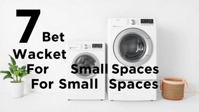 7 Best Stackable Washer And Dryer For Small Spaces [In 2026]