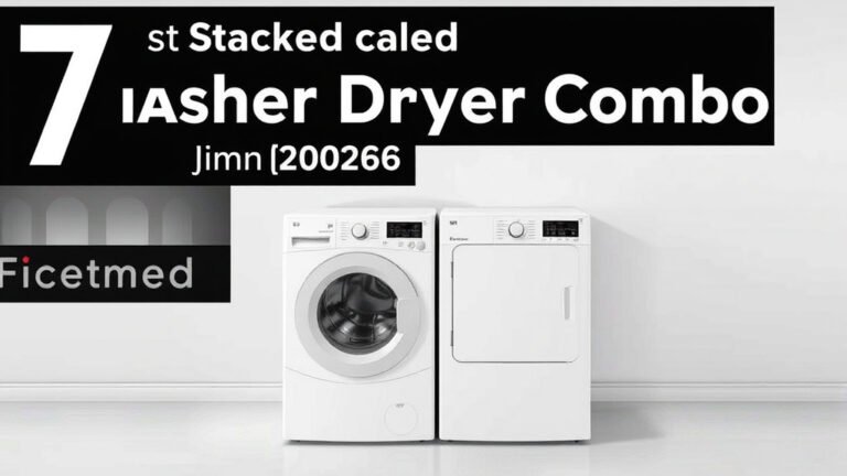 7 Best Stackable Washer Dryer Combo [In 2026]