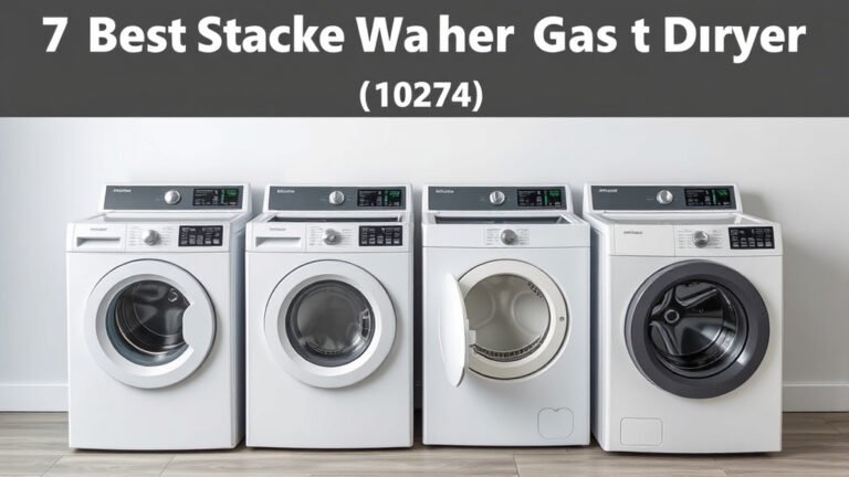 7 Best Stackable Washer Gas Dryer [In 2026]