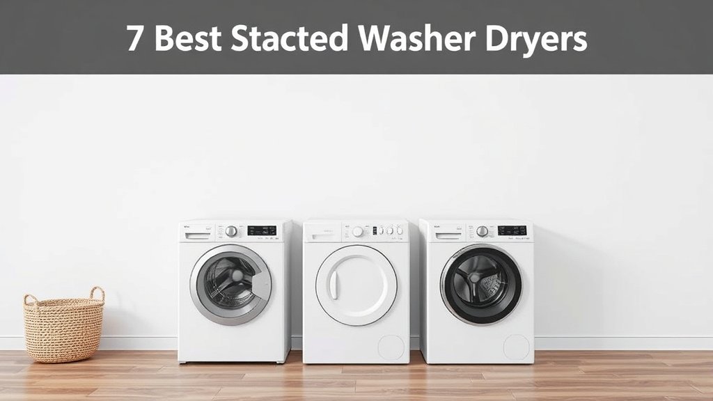 7 Best Stacked Washer Dryers [In 2026]