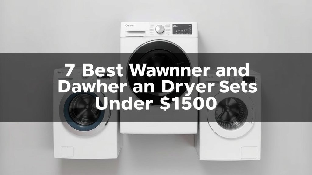 7 Best Washer And Dryer Sets Under $1500 [In 2026]