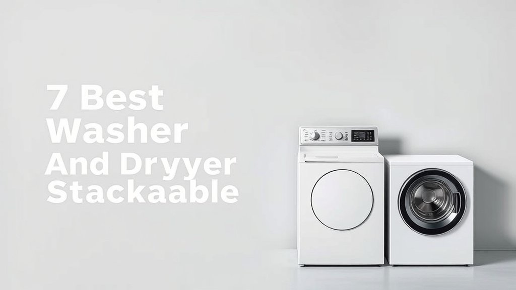 7 Best Washer And Dryer Stackable [In 2026]