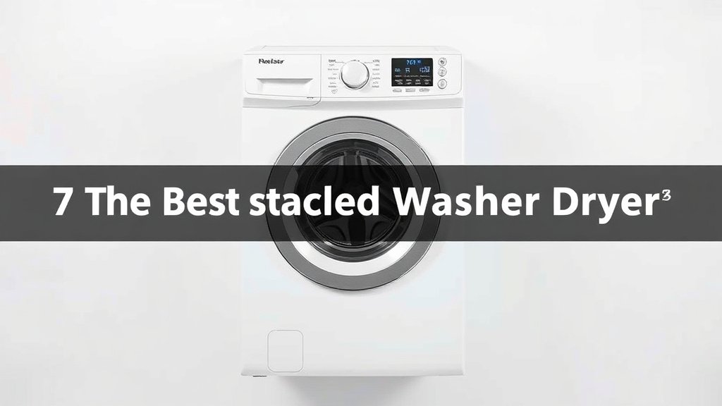 7 The Best Stacked Washer Dryer [In 2026]