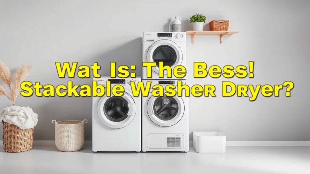 7 What Is The Best Stackable Washer Dryer [In 2026]