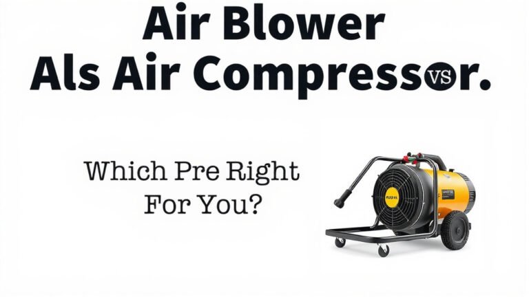 Air Blower vs Air Compressor: Which is Right for You