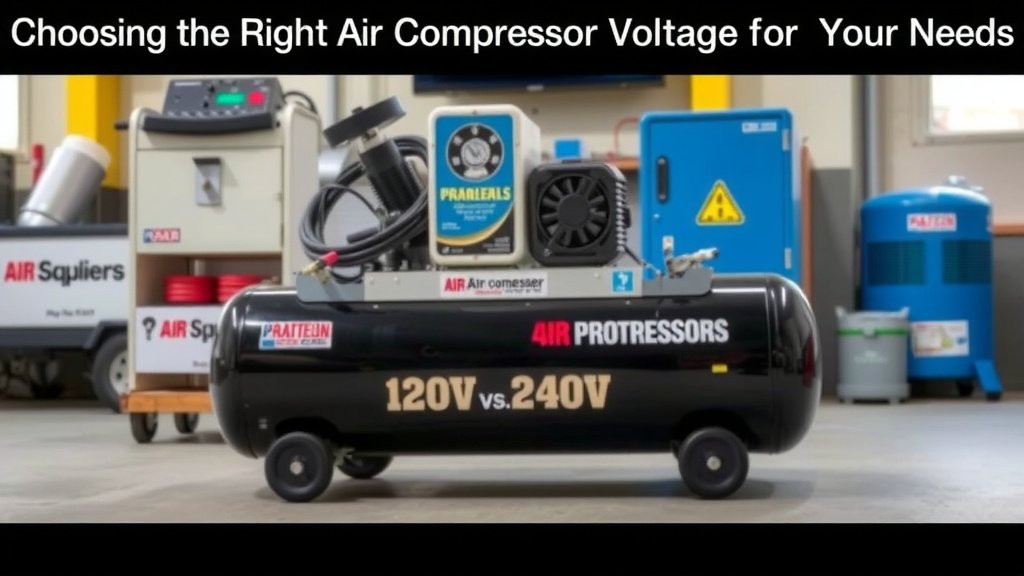Choosing the Right Air Compressor Voltage for Your Needs