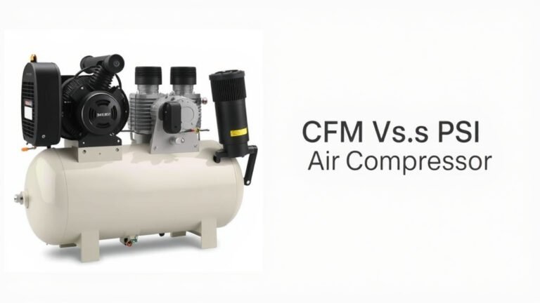 CFM vs PSI Air Compressor: Understanding the Difference