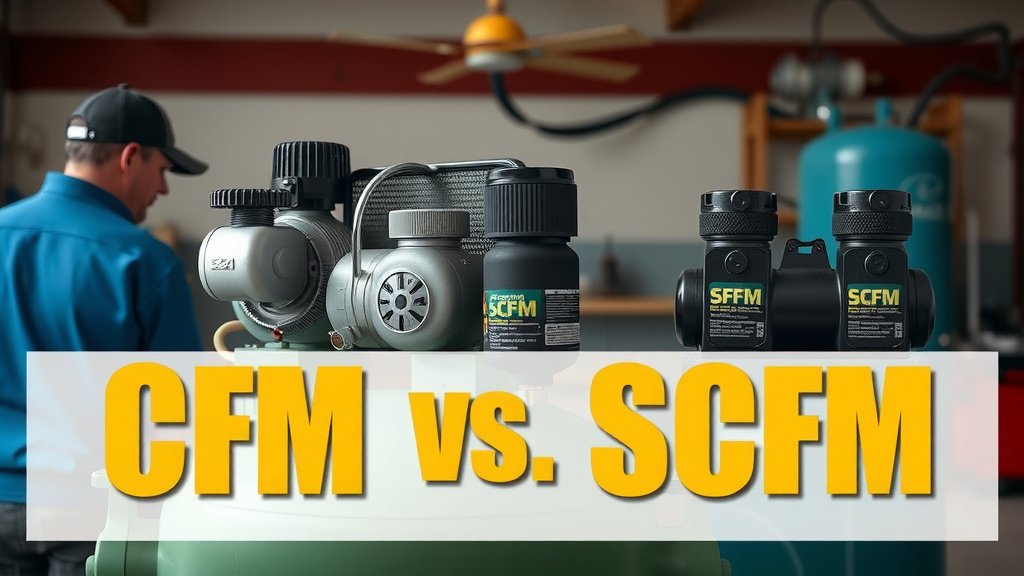 Understanding Air Compressor CFM vs. SCFM for Your Tools
