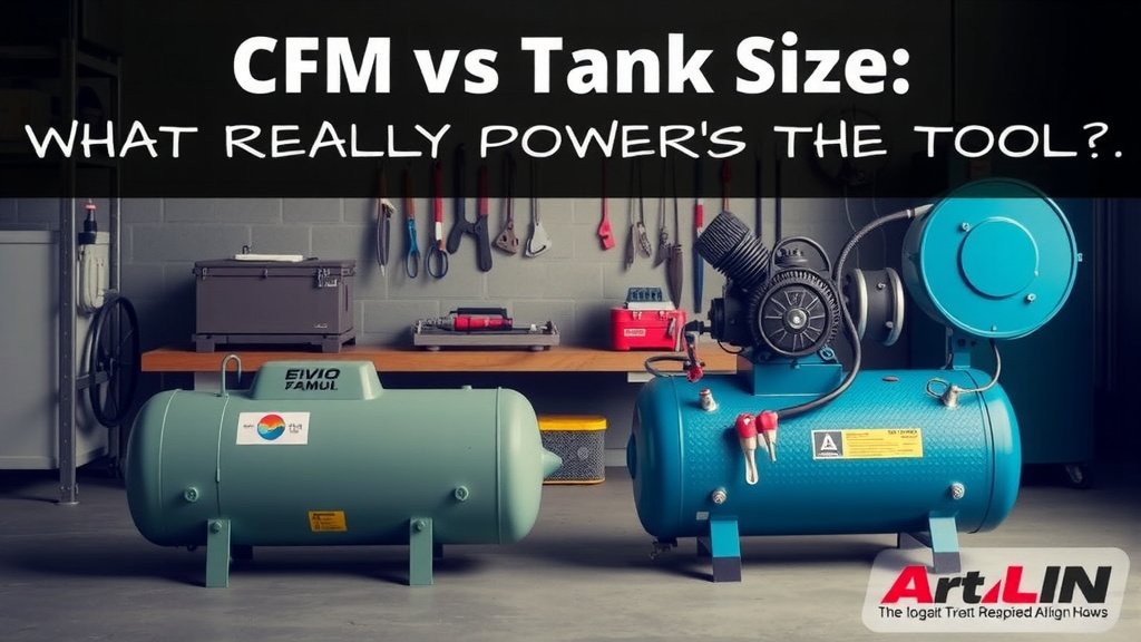 CFM vs. Tank Size: What Really Powers Your Tools?