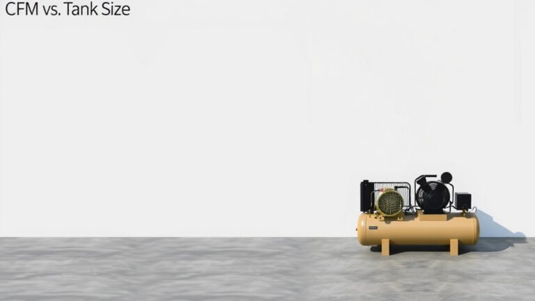 CFM vs Tank Size: Choosing the Right Air Compressor
