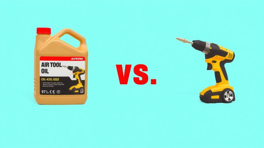 Air Compressor Oil vs Air Tool Oil Explained