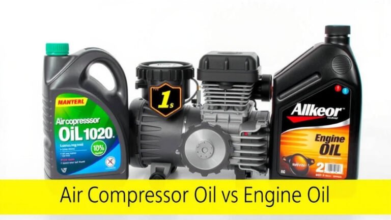 Air Compressor Oil vs Engine Oil: Which Do You Need