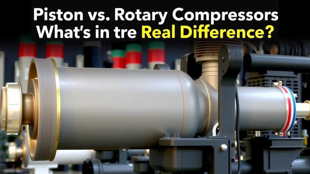 Piston vs. Rotary Air Compressors: What's the Real Difference?