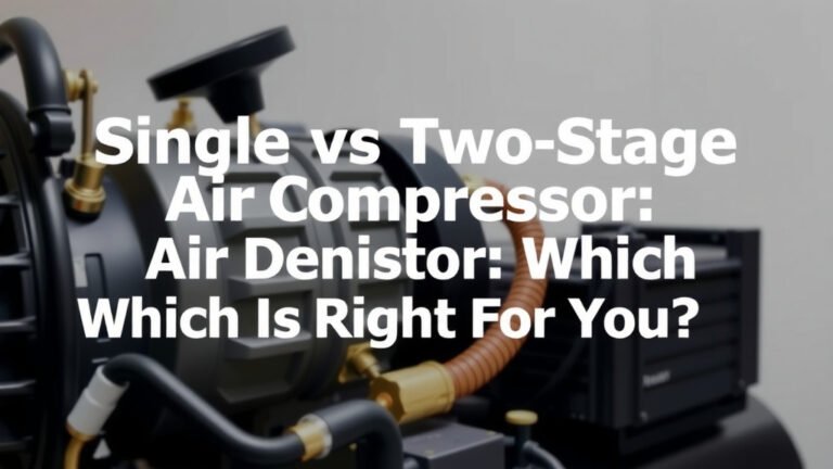 Single vs Two Stage Air Compressor: Which Is Right For You