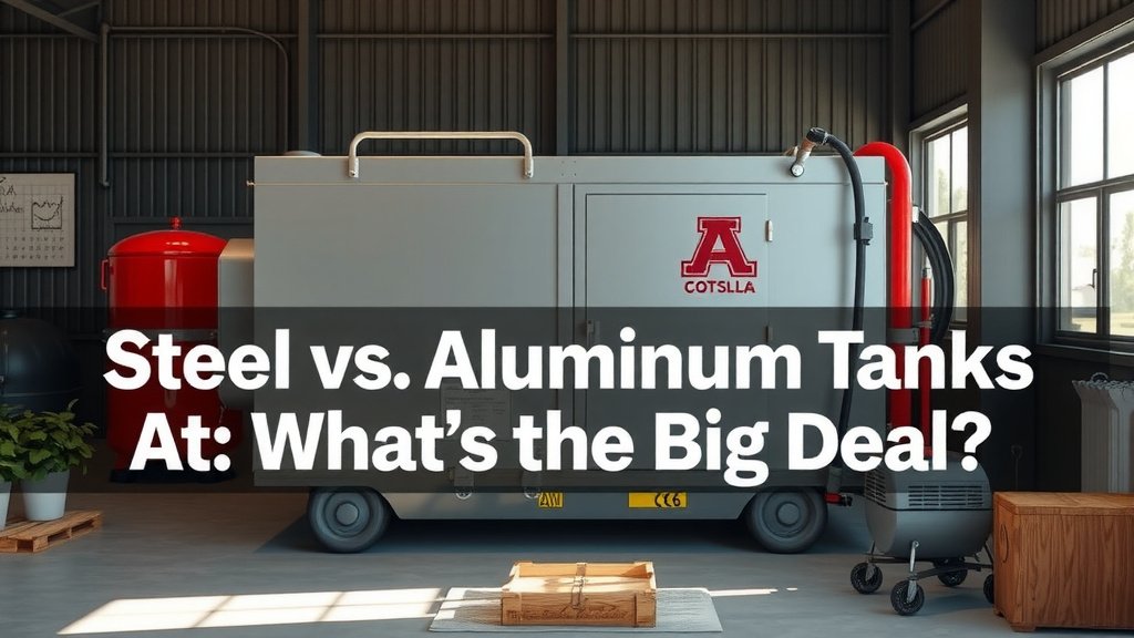 Steel vs. Aluminum Air Compressor Tanks: What’s the Big Deal?