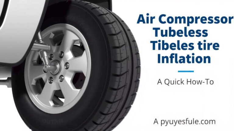 Air Compressor Tubeless Tire Inflation: A Quick How-To