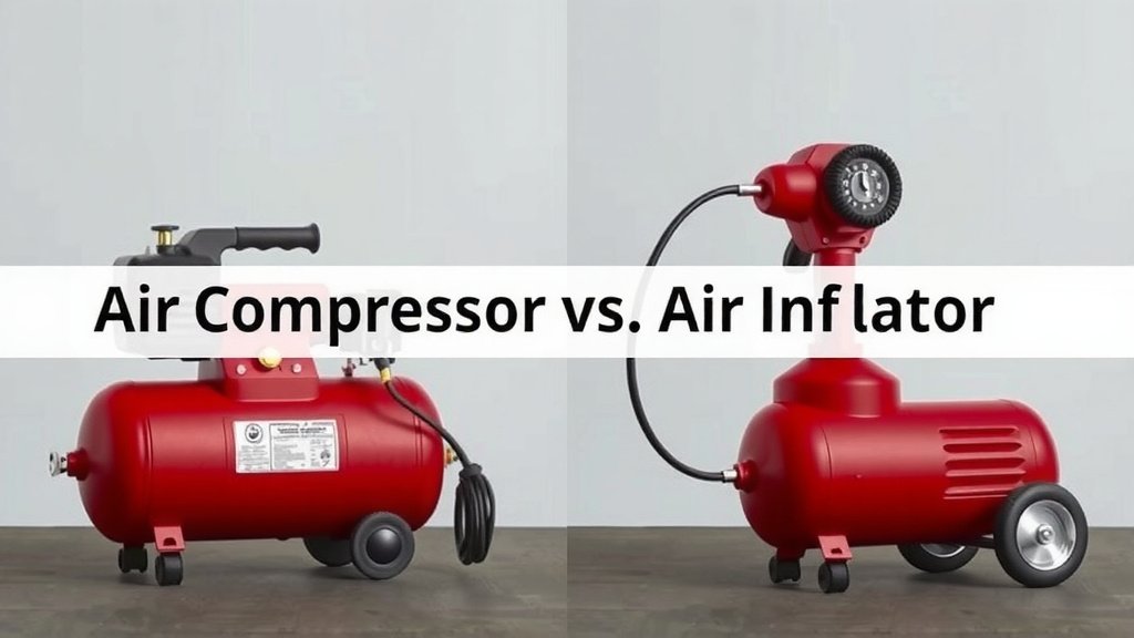 Choosing the Right Tool: Air Compressor vs. Air Inflator