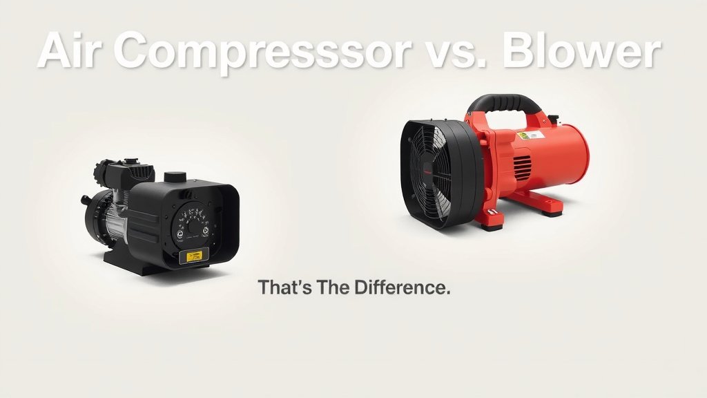Air Compressor vs Blower: What's the Difference