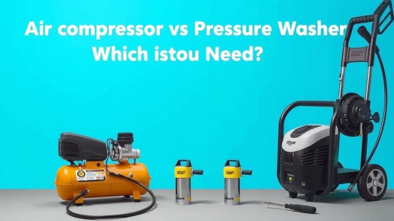 Air Compressor vs Pressure Washer: Which Do You Need
