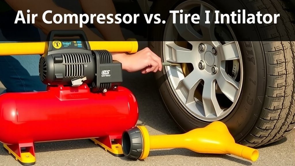 Air Compressor vs. Tire Inflator: What's the Real Difference?