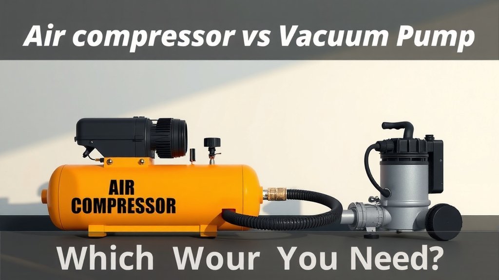 Air Compressor vs Vacuum Pump: Which Do You Need