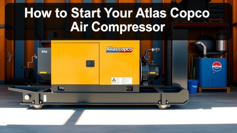 How to Start Your Atlas Copco Air Compressor