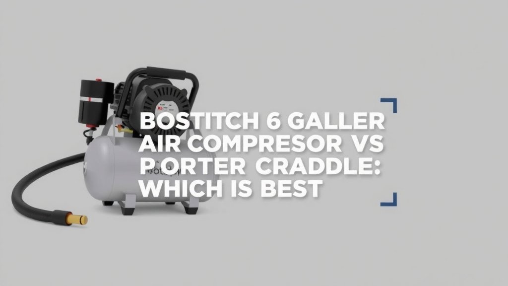 Bostitch 6 Gallon Compressor vs Porter Cable: Which is Best