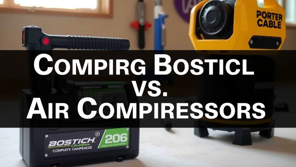 Comparing Bostitch and Porter Cable Air Compressors