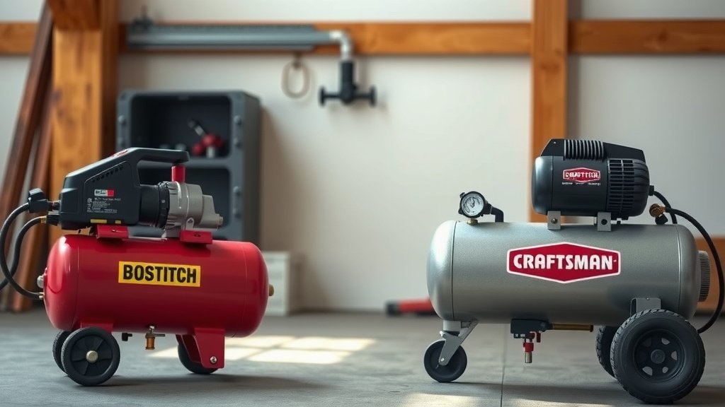 Comparing Bostitch and Craftsman Air Compressors for Your Needs