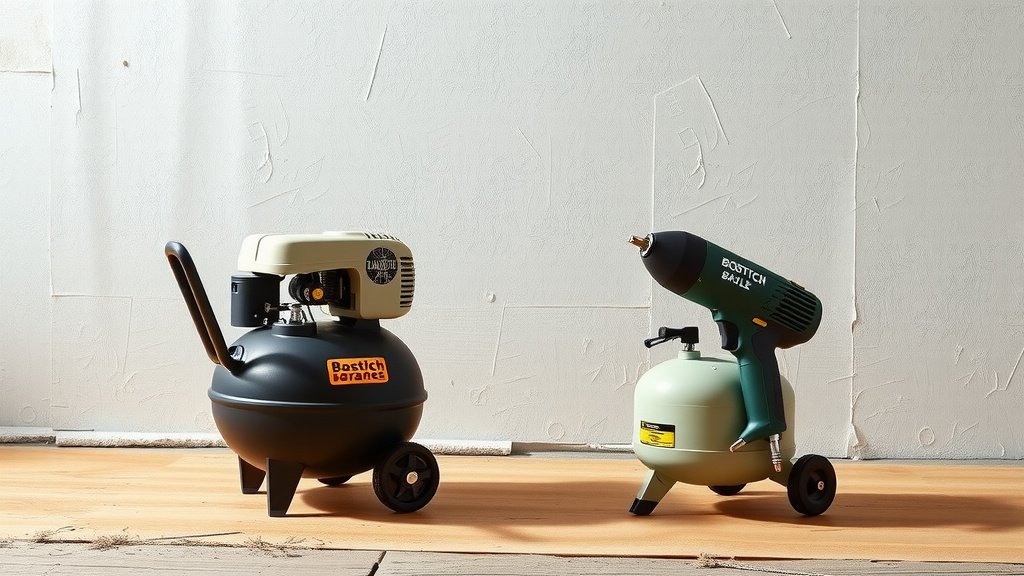 Comparing the Bostitch and Porter Cable Pancake Air Compressors