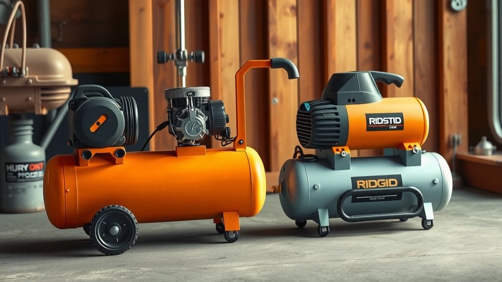 Comparing Bostitch and Ridgid Air Compressors for Your Needs
