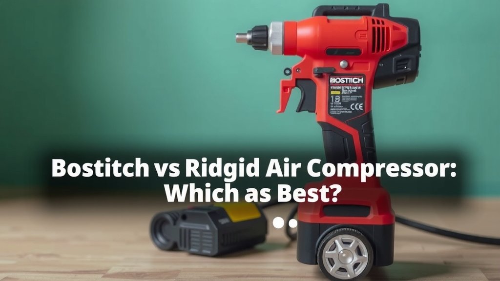 Bostitch vs Ridgid Air Compressor: Which is Best