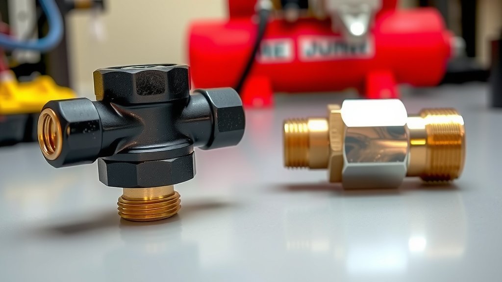 Understanding Your Air Compressor Fitting Options: Brass vs. Steel