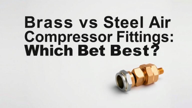 Brass vs Steel Air Compressor Fittings: Which is Best