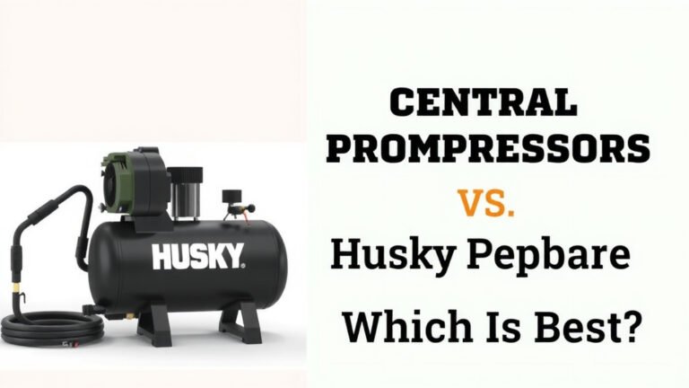 Central Pneumatic vs Husky Air Compressor: Which is Best