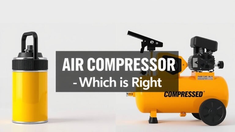 Compressed Air Can vs Air Compressor: Which is Right