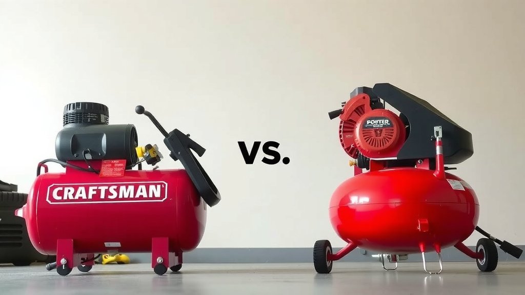 Comparing the Craftsman and Porter Cable 6-Gallon Air Compressors