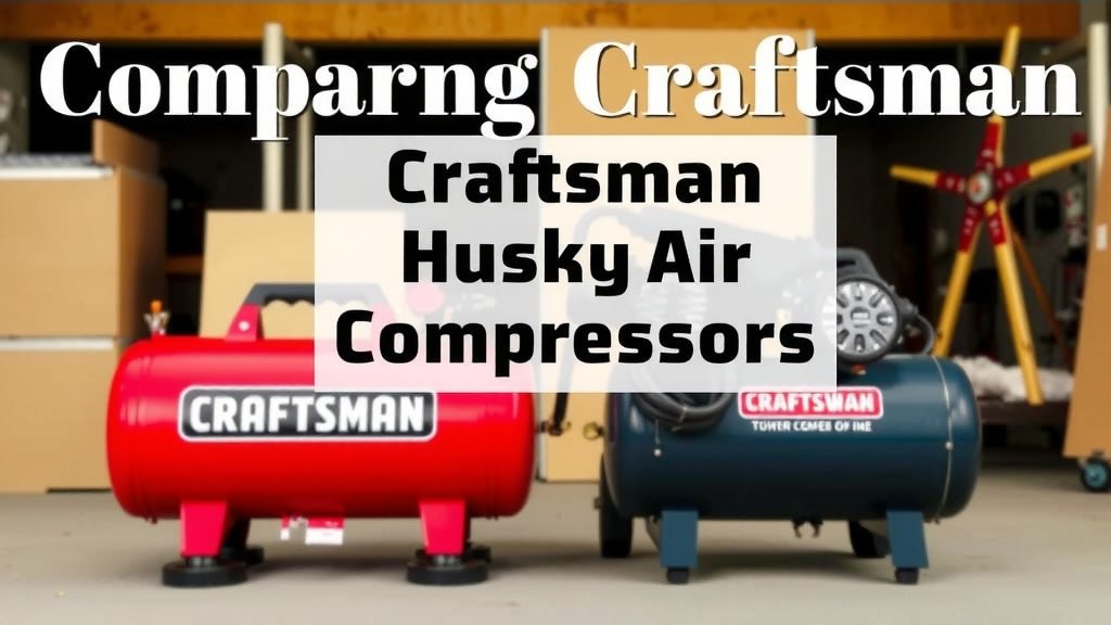 Comparing Craftsman and Husky Air Compressors