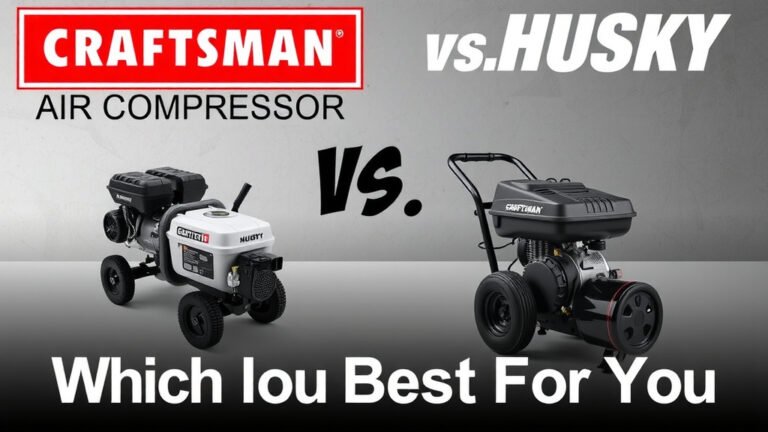 Craftsman vs Husky Air Compressor: Which Is Best For You