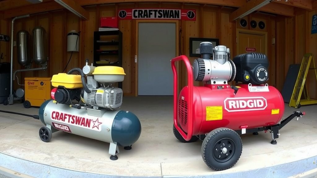 Comparing Craftsman and Rigid Air Compressors for Your Needs