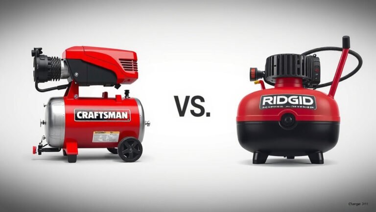 Craftsman vs. Ridgid Air Compressor: Which is Best for You