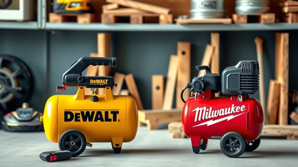 Cordless Air Compressors: DeWalt vs. Milwaukee Showdown