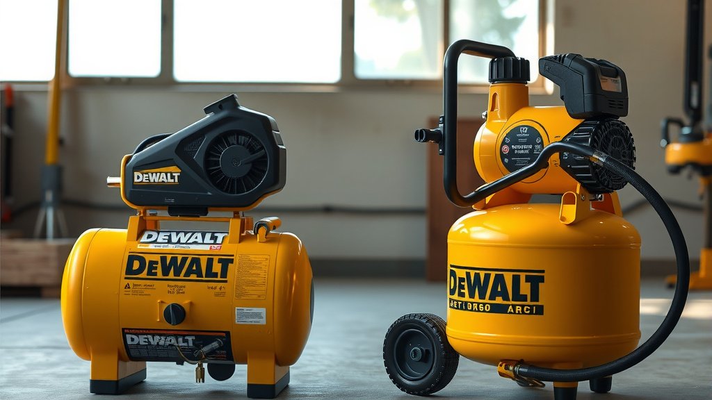 Comparing DeWalt and Ridgid Air Compressors