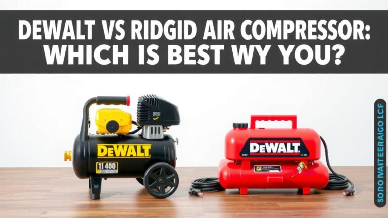 DeWalt vs Ridgid Air Compressor: Which is Best for You