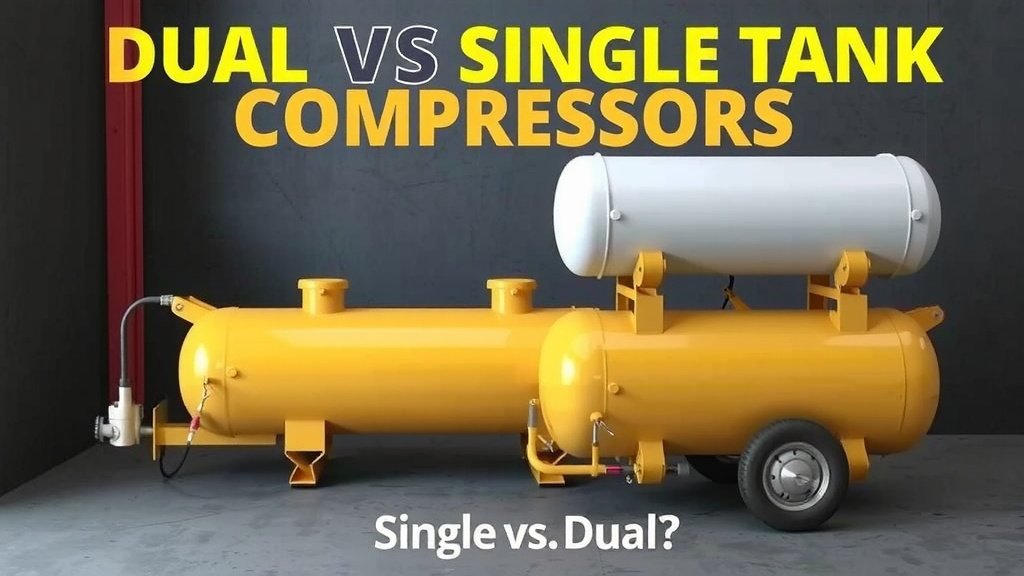 Comparing Air Compressor Tank Designs: Single vs. Dual