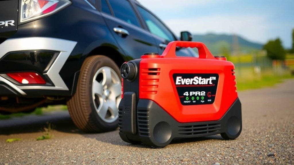 Using Your EverStart Jump Starter's Air Compressor Feature